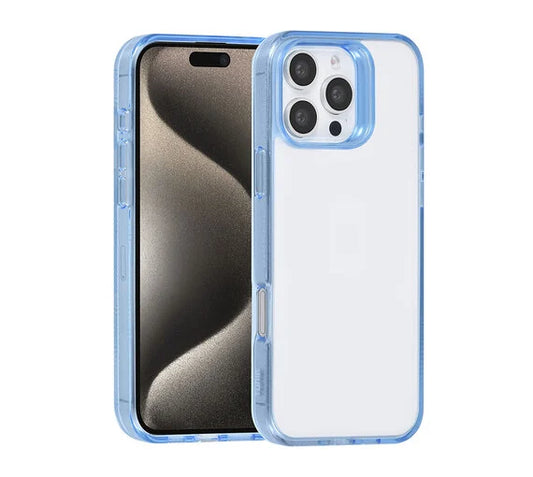 TUNIQ iPhone 16 Pro Max Backcover hoesje Silicone - Blauw